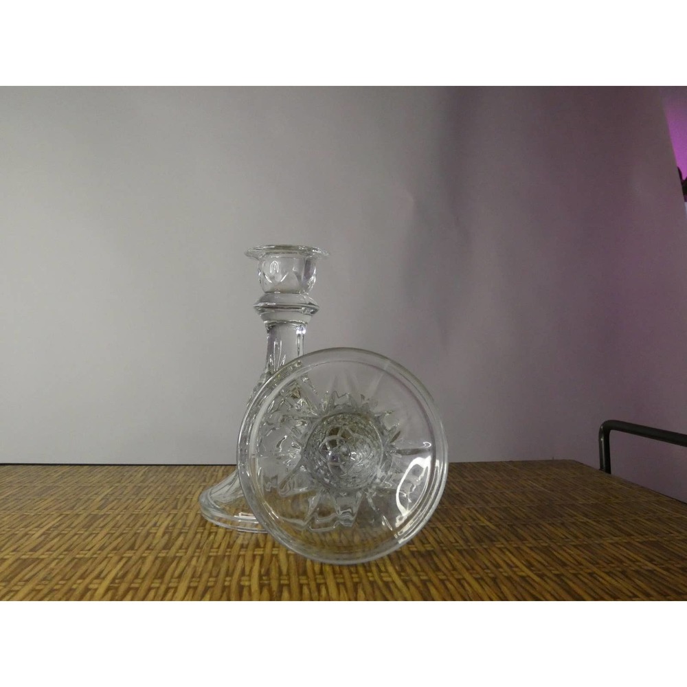 Modern Glass Candlesticks - Picture 3 of 5